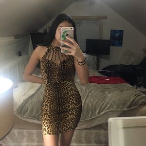 cheetah print Windsor dress
